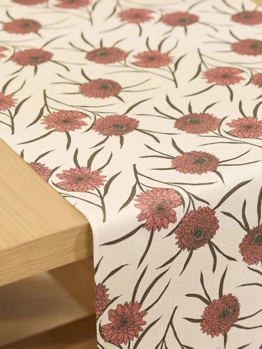 Geometry Table Runner - Wild Dahlia