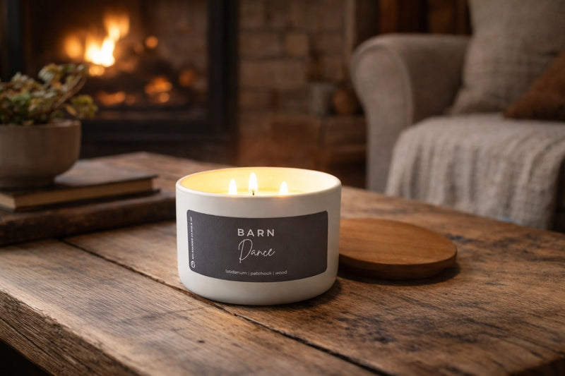 Milkhouse Statement Candle - Barn Dance