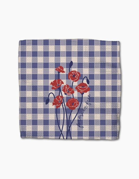 Geometry Dishcloth Set - Forever Free Poppies