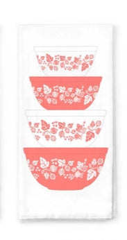 Vintage Pyrex Bowl Tea Towel