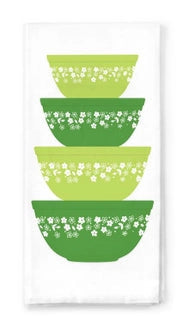 Vintage Pyrex Bowl Tea Towel