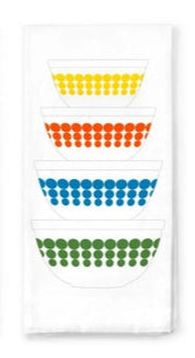 Vintage Pyrex Bowl Tea Towel