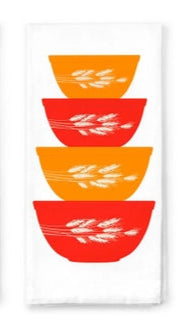 Vintage Pyrex Bowl Tea Towel