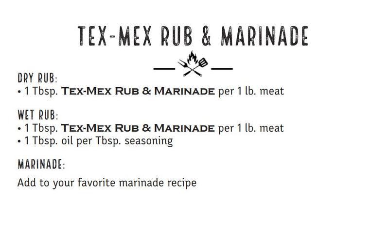 Gourmet Griller Tex-Mex Rub & Marinade