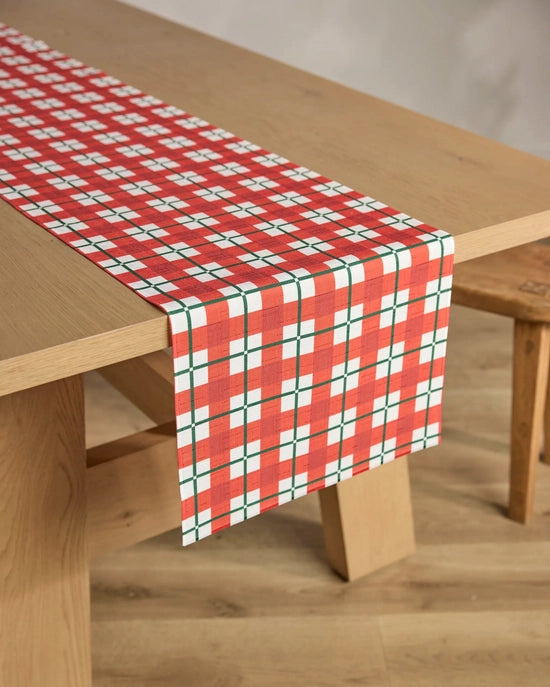 Geometry Table Runner - Yuletide