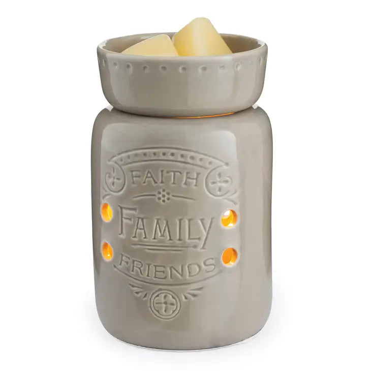 Midsize Illumination Wax Warmer- Faith Family Friends