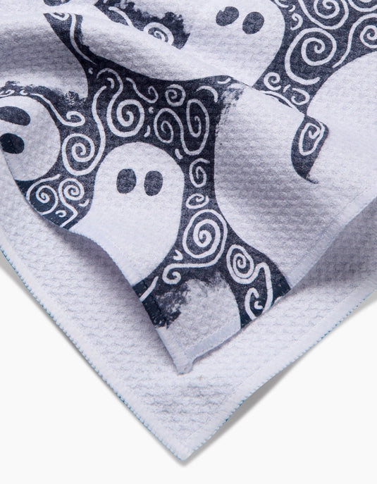 Geometry Tea Towel - Swirling Ghosts