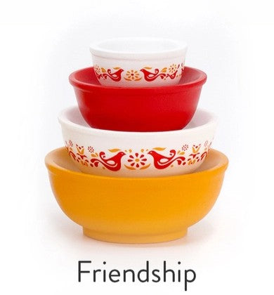 Stackable Pyrex Miniature Vintage Bowls