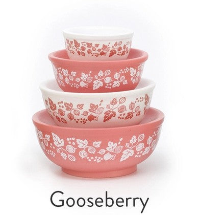 Stackable Pyrex Miniature Vintage Bowls