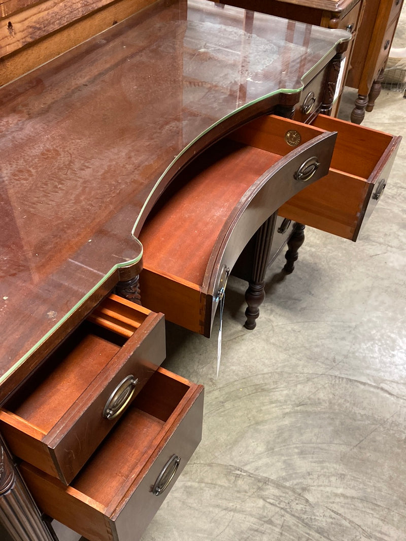 Curved Front Vanity/Desk Antique