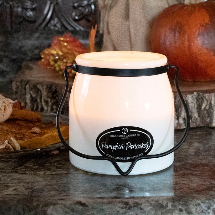Milkhouse Butter Jar Candle - Pumpkin Pancakes
