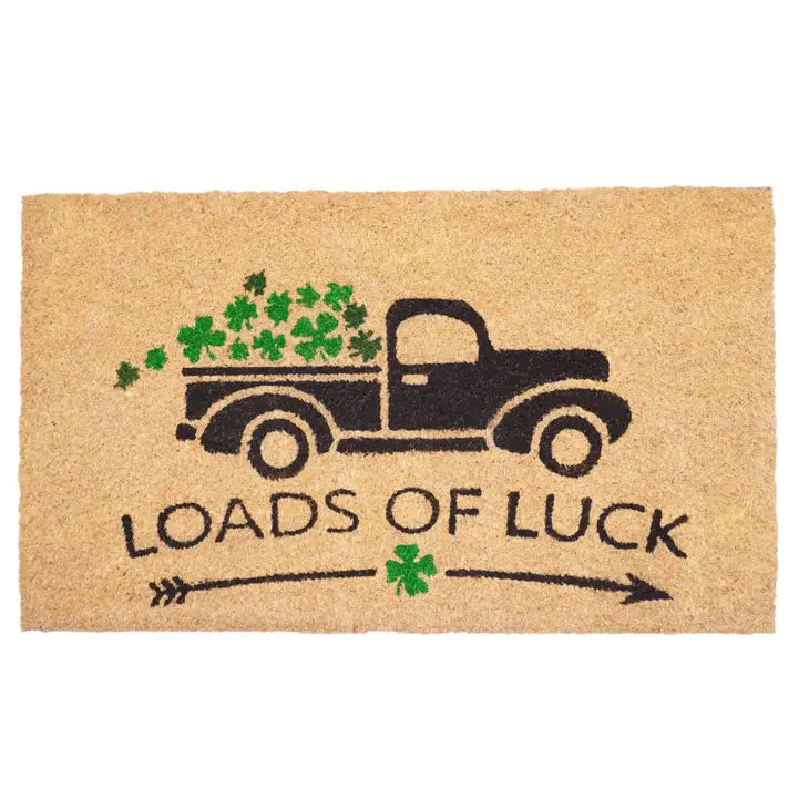St. Patrick's Day Loads of Luck Doormat