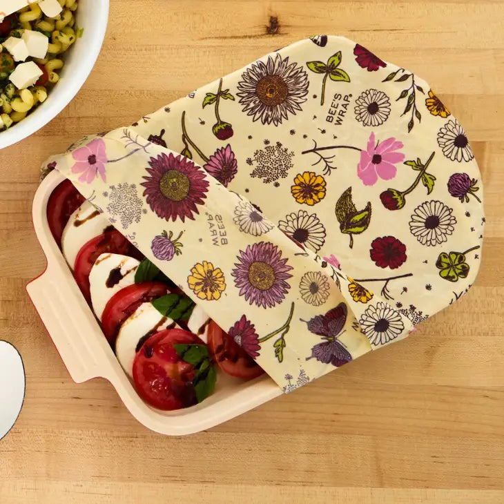Bee's Wrap - 3 Pack New! Plant-Based Assorted - Meadow Magic
