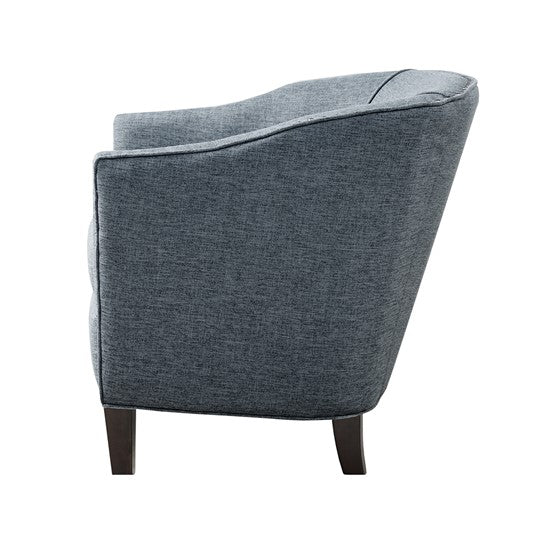 Fremont Barrel Arm Chair-Slate Blue