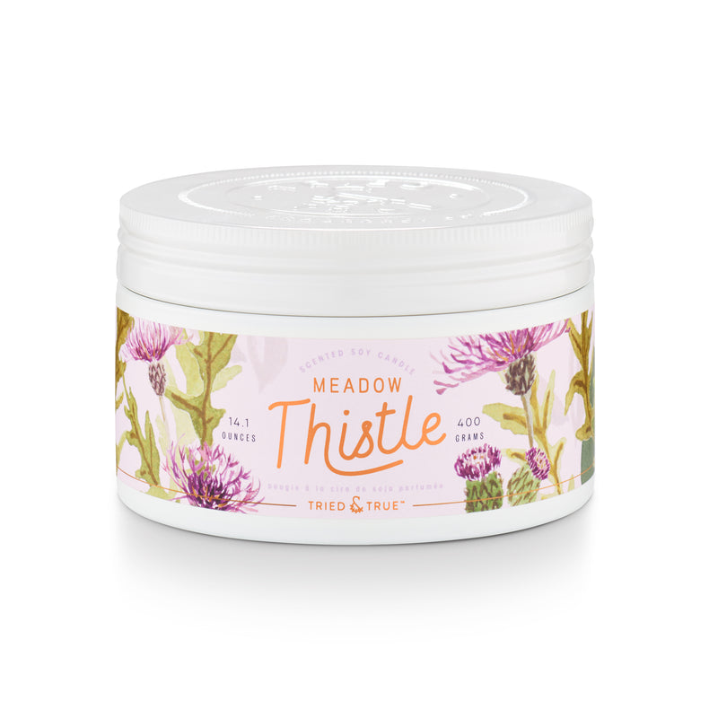 Large Tin Candle
