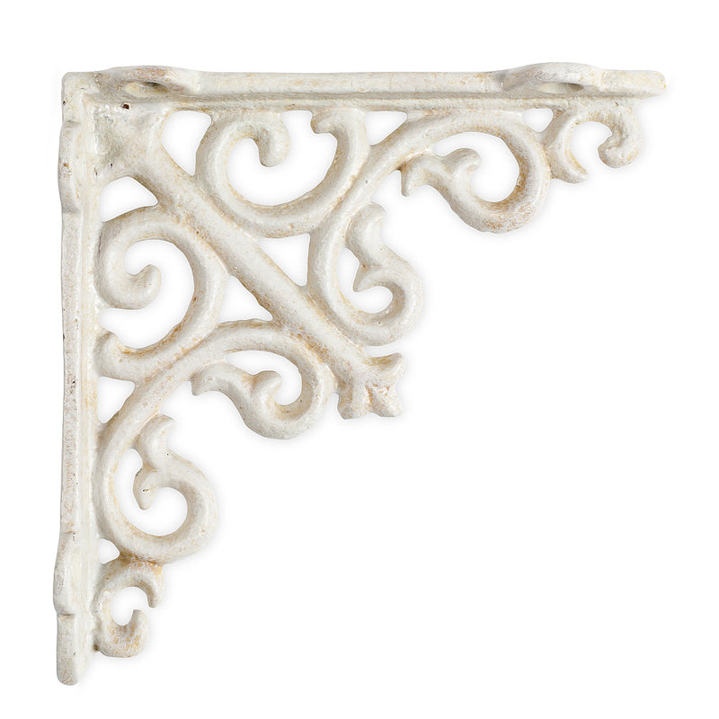 SMALL SCROLL BRACKET - WHITE