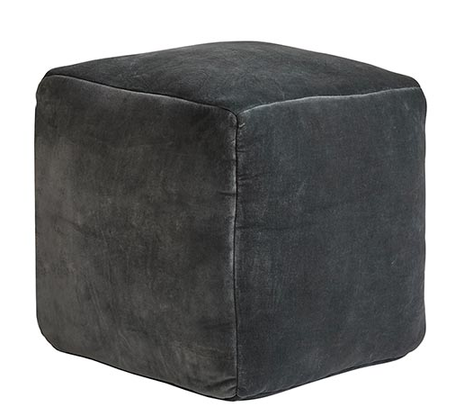 Grey Pouf