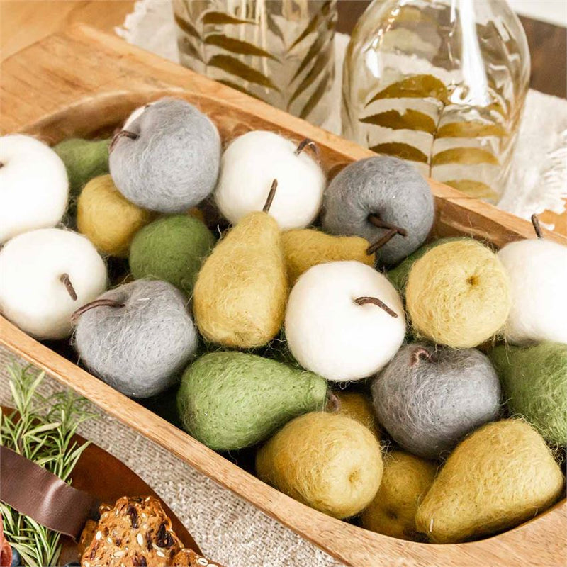 Felted Fruit Décor