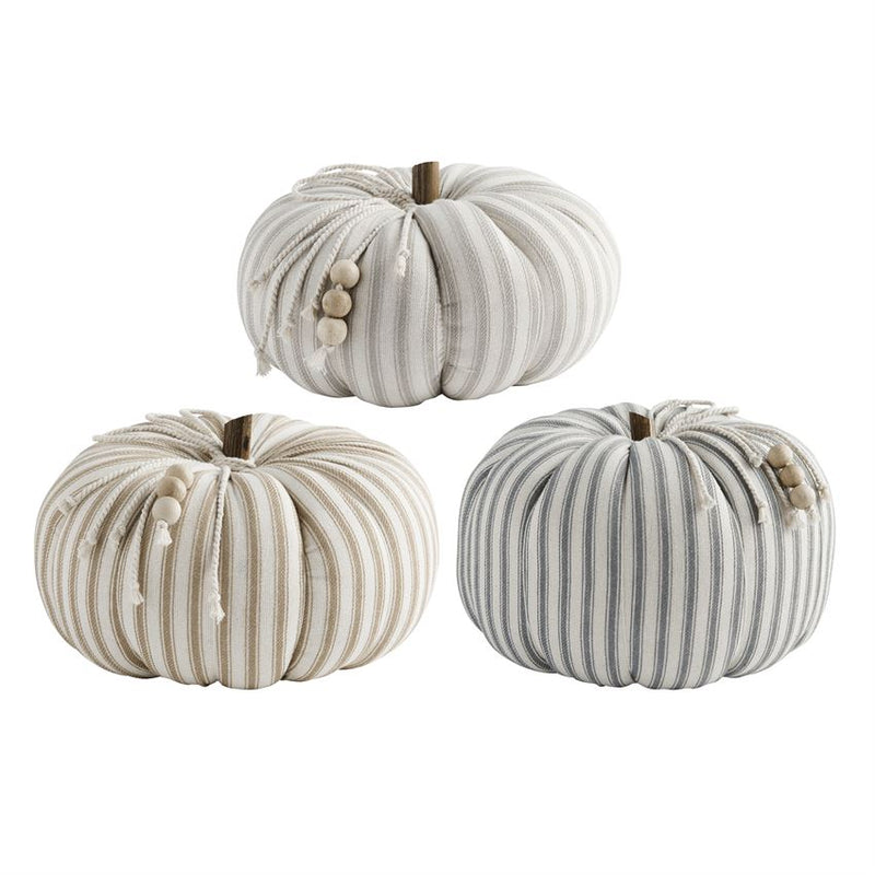 Ticking Stripe Pumpkin