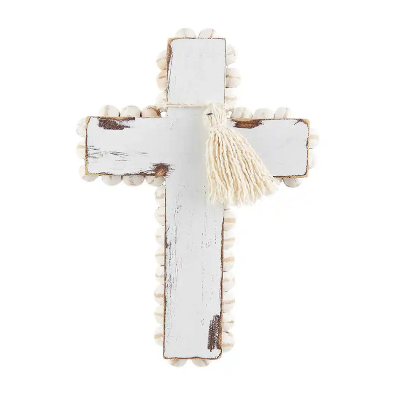 Wood Bead Cross