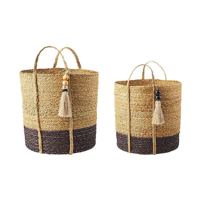 Two-Tone Black Basket