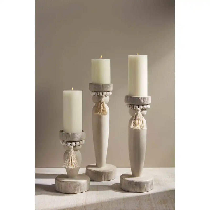 Bead Tassel Candleholder