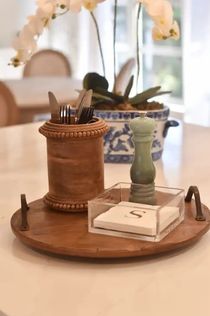 Memories Wood Lazy Susan