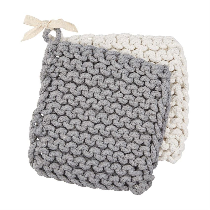 Set of 2 Crocheted Pot Holders