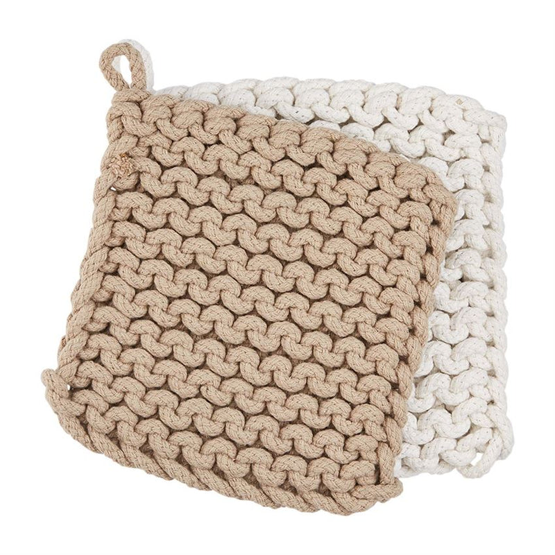 Set of 2 Crocheted Pot Holders