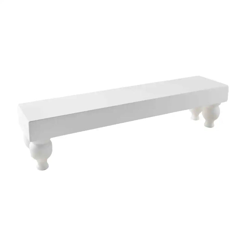 White Long Footed Wood Stand