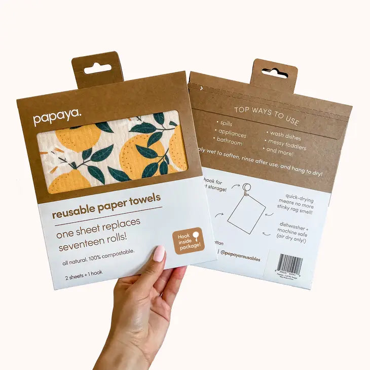 Papaya® Reusable Paper Towel - 2 pack