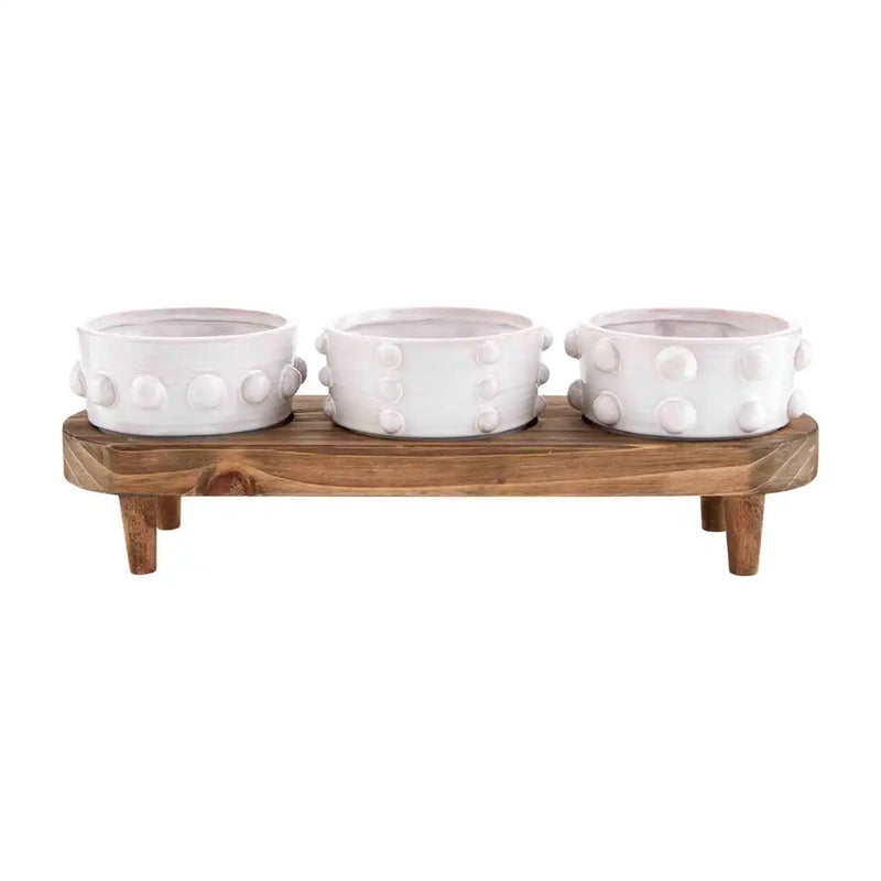 Bead Dip Bowl & Stand Set