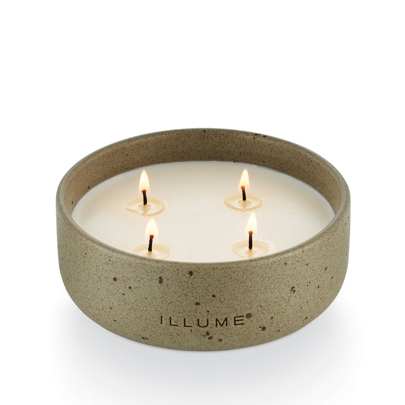 Illume Patio Ceramic Candle - Eucalyptus Ylang