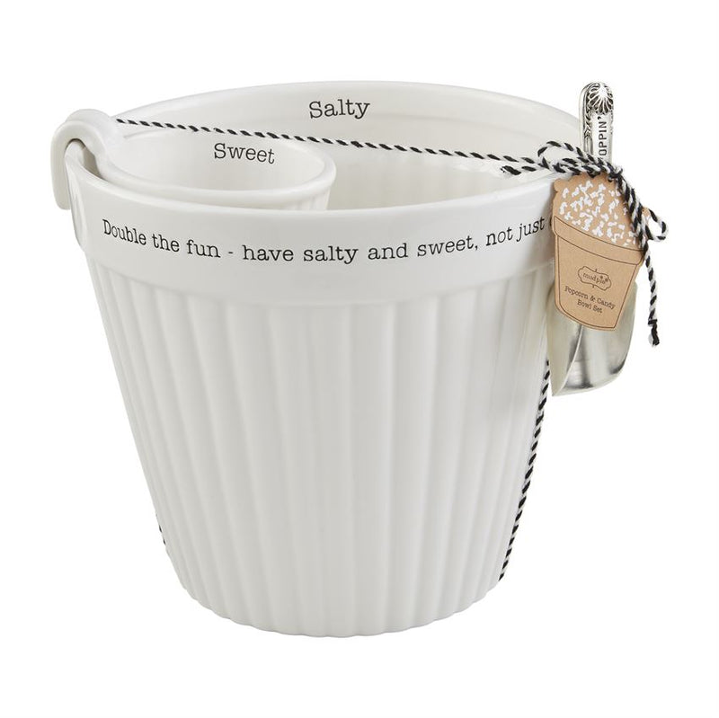 Popcorn & Candy Bowl Set