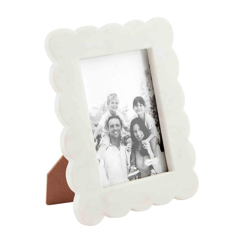 Scalloped Marble Frame