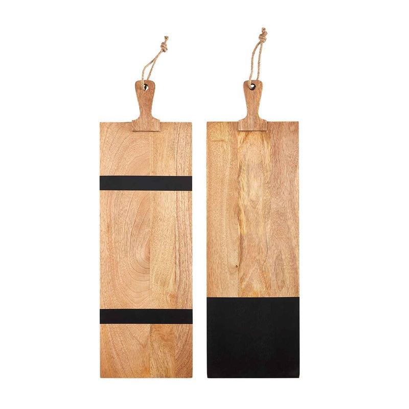 Long Black Wood Board