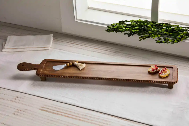 Beaded Wood Paddle Board Set
