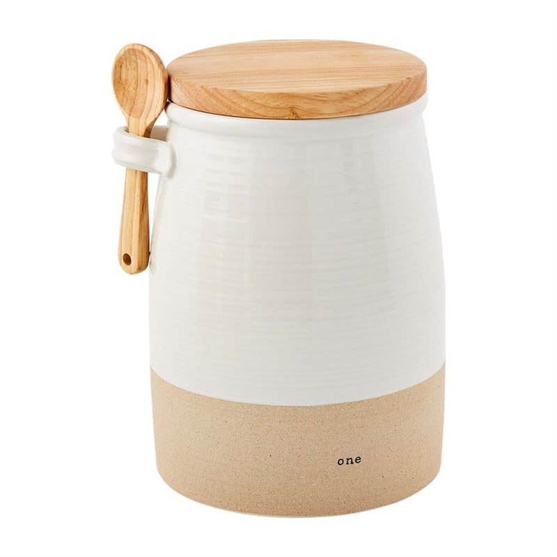 Stoneware Canister Set of 3