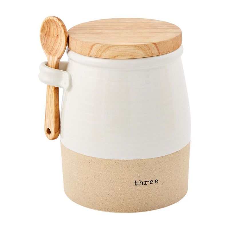 Stoneware Canister Set of 3