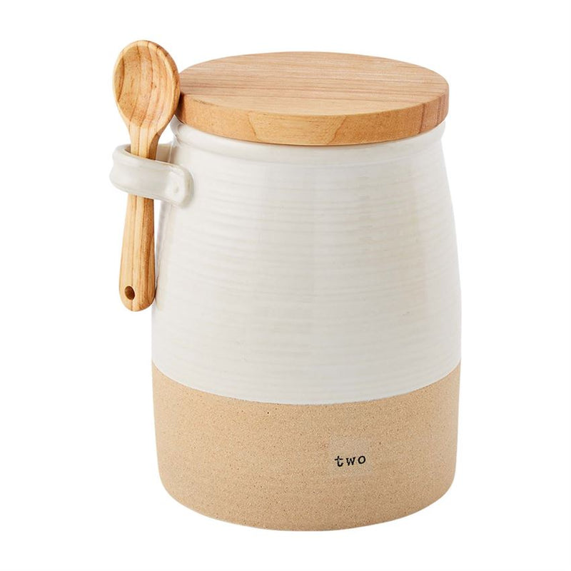 Stoneware Canister Set of 3