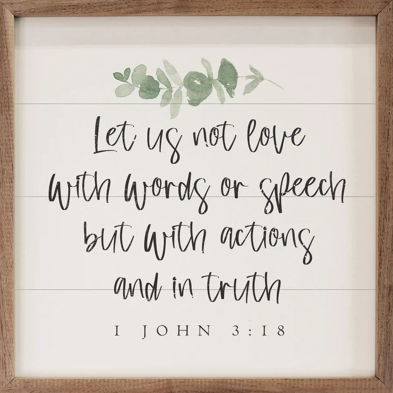 Let Us Not Love Sign