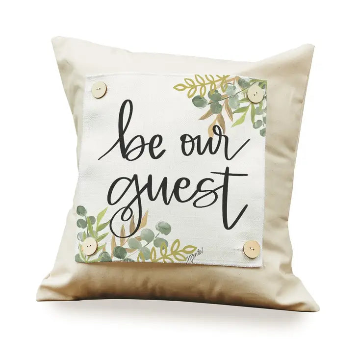 Be Our Guest Square Pillow Swap