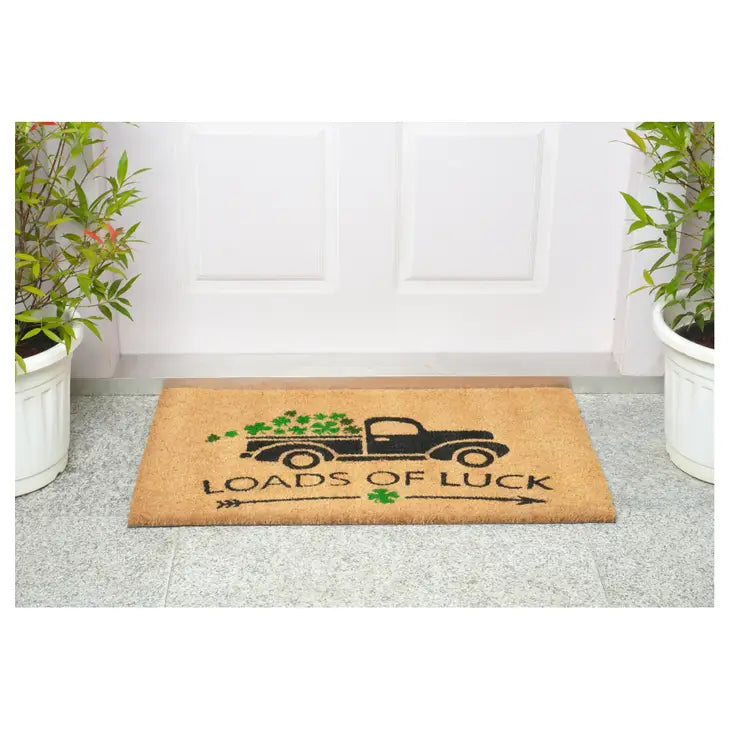 St. Patrick's Day Loads of Luck Doormat