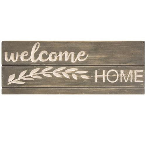 Welcome Home Engraved Pallet Look Sign