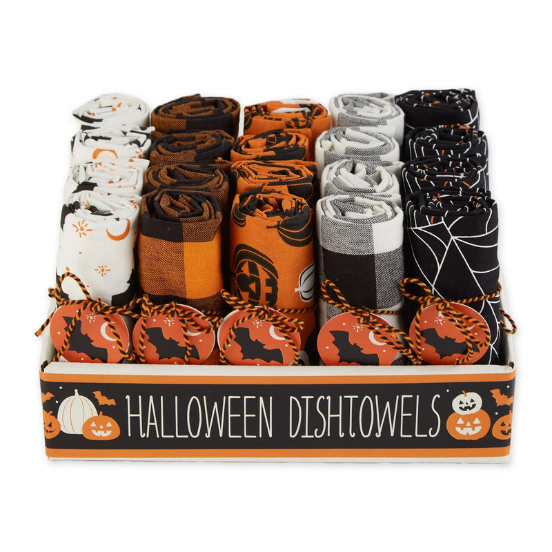 Frightful and Delightful Halloween Dishtowels