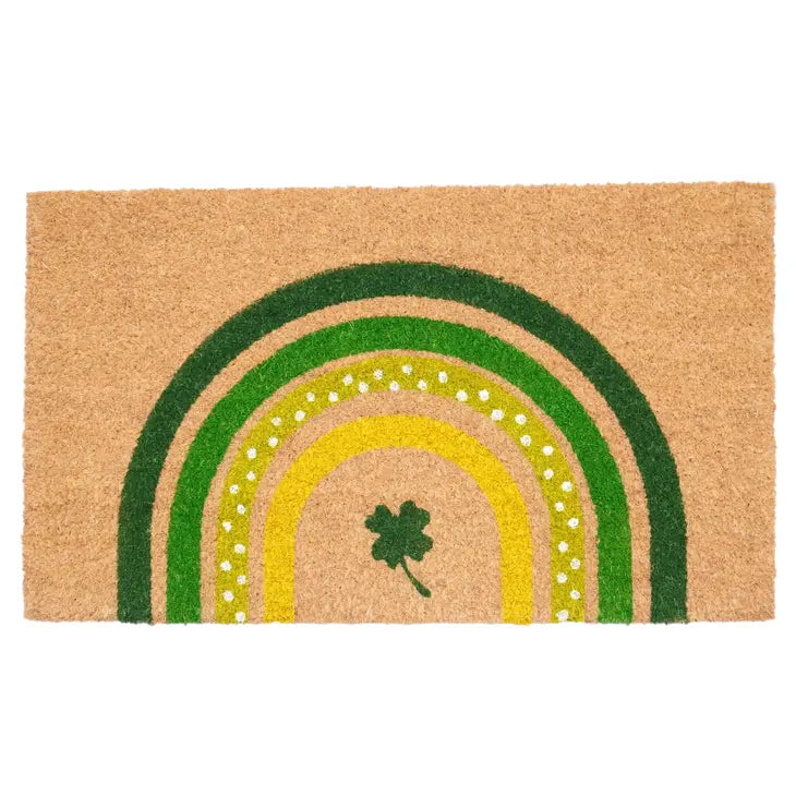 St. Patrick's Rainbow Doormat
