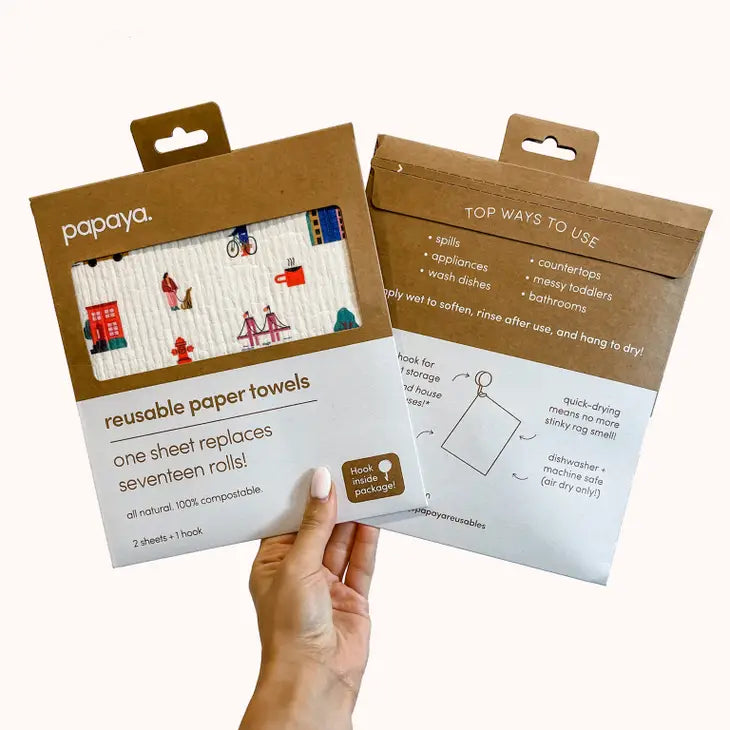 Papaya® Reusable Paper Towel - 2 pack