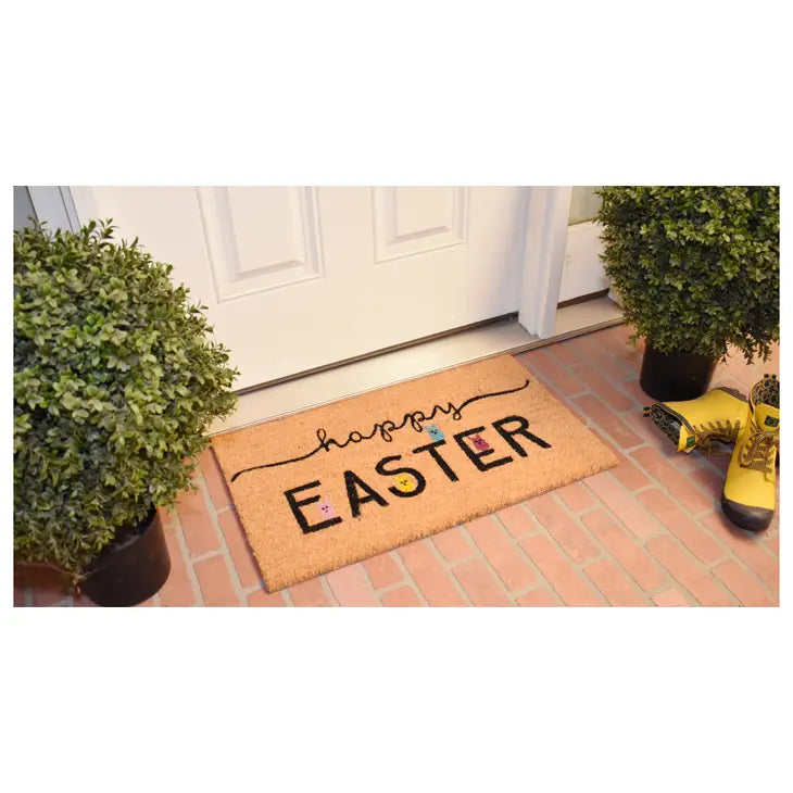 Happy Easter Peeps Doormat