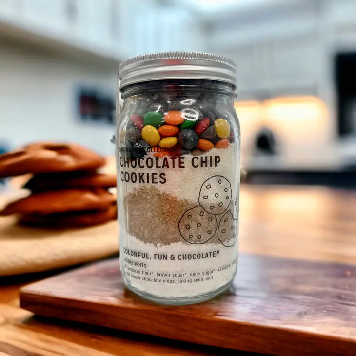 Chocolate Chip Rainbow Cookies
