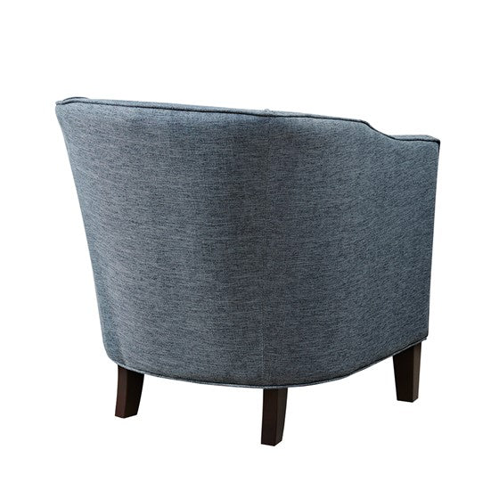 Fremont Barrel Arm Chair-Slate Blue